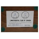Continental Gum of Canada Post Office Lockbox Bank - Dual Alphabet Dials