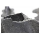 Cast Iron Saddle-Cradle Pedestal Stands (Lot of 4)