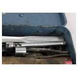 Craftsman Ratchet Tool Set in Blue Metal Box with Hammer & Sockets