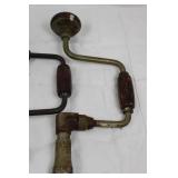 Stanley Hand Plane & Vintage Wood-Handled Tools - Rusty Metalworking Set