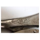 DEWITT MFG CO Locking Pliers (Lot of 8) - Vintage Vise-Grip Style Pliers, Assorted Sizes