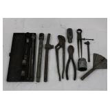 Craftsman Vintage Hand Tools with Case - Pliers, Wrenches, Sockets, Feeler Gauge