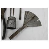 Craftsman Vintage Hand Tools with Case - Pliers, Wrenches, Sockets, Feeler Gauge