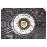 Vintage 50 ft Tape Measures - Evans/Anchor/Lufkin Round Metal Cases