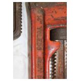 Toledo Heavy-Duty Pipe Wrenches (Lot of 4)