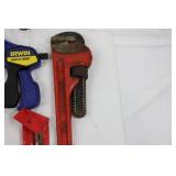 Vintage Hand Tools Lot - IRWIN Quick-Grip Clamps, Milwaukee Clipper Wire Stripper, Proto