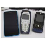 Nokia, Samsung & Motorola Phones - For Parts (Lot of 7)