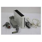 Nintendo Wii Console (White) with Power Brick, AV Cables, Nunchuk & Remote