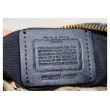 Coach Signature Canvas Crossbody Bag - Navy Monogram with Rainbow Strap