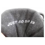 Just So Black Knit Sneakers - Sock-Style Runner with JUST SO Branding