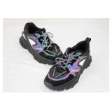 Engage 9 Multicolor Trail Sneakers - Black Mesh, Rugged Lug Sole (photochromic)
