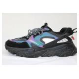 Engage 9 Multicolor Trail Sneakers - Black Mesh, Rugged Lug Sole (photochromic)