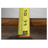 Rustic Wooden Wall Shelf with Heart Cutouts & Coat Hook Board