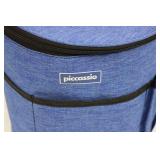 Piccasso Crochet Kit with Yarn & Colorful Hooks in Blue Carry Bag