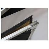 Flight Case with Fold-Out Tray System - Black with Aluminum Edges (15 x 10 x 20 in)