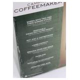Coleman Camping Coffeemaker - 10-Cup Capacity, Swing-Out Filter Basket (New)