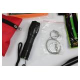 Black Tactical Backpack with MOLLE - 2L Hydration Bladder, First Aid Kit, Poncho & Survival Gear