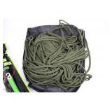 Black Tactical Backpack with MOLLE - 2L Hydration Bladder, First Aid Kit, Poncho & Survival Gear