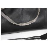 Steve Madden Black Pebbled Leather Tote with Removable Crossbody Strap