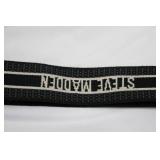 Steve Madden Black Pebbled Leather Tote with Removable Crossbody Strap