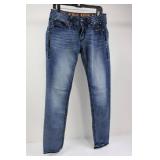 Rock Revival Jeans - Embroidered Back Pockets, Medium Blue Denim, Size 30