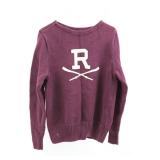 Ralph Lauren Rugby Burgundy Knit Sweater - Size L