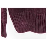 Ralph Lauren Rugby Burgundy Knit Sweater - Size L