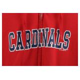 New Era Cardinals Hoodie XL - Red Heather Zip Front Sweatshirt