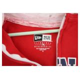 New Era Cardinals Hoodie XL - Red Heather Zip Front Sweatshirt