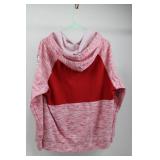 New Era Cardinals Hoodie XL - Red Heather Zip Front Sweatshirt