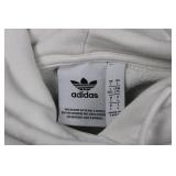 Adidas Rainbow Trefoil Hoodie & Cap - White, Large