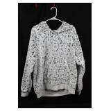 BKE Leopard Print Fleece Hoodie XL - Plush Hooded Sweatshirt