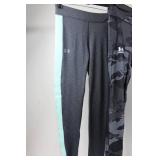 Under Armour HeatGear Compression Leggings - Camouflage Print & Black - Size MD/M/M (4-Pack)