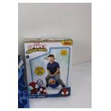 Spider-Man Kids Bedding Set with Pillow & Blanket, Wipe-Clean Activities Book, Hoop & Cars