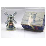 Delft Blue Ceramic Musical Moving Windmill "Sound of Music"