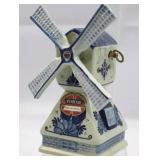 Delft Blue Ceramic Musical Moving Windmill "Sound of Music"