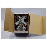 Delft Blue Ceramic Musical Moving Windmill "Sound of Music"