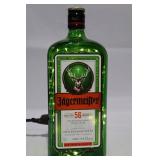 Jägermeister LED Bottle Lamp - Decorative Lighted 1L Bottle