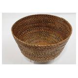 Anchor Hocking 1.5 Qt Glass Bowls - 3-Piece Hand-Woven Rattan Set