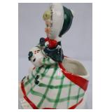 Mid-Century Goebel Christmas Girl Figurine Circa 1957, Model 166