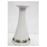 Porsgrund Norway Candlestick - 7 in, Hearts & Pine Pattern, Rare Collectible