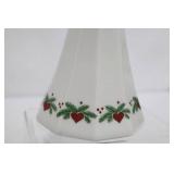 Porsgrund Norway Candlestick - 7 in, Hearts & Pine Pattern, Rare Collectible