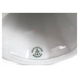 Porsgrund Norway Candlestick - 7 in, Hearts & Pine Pattern, Rare Collectible