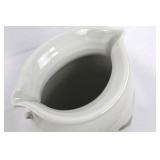 Japanese Vase - 12-Inch Crackle Glaze, Brown Laburnum Floral Bamboo Motif