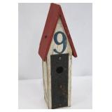 Americana Star Box Set of 3 Stackable Containers, Rustic Birdhouse & Wooden Flags
