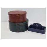 Set of Wooden Shaker Design Nesting Boxes with Swallowtail Joints & Lids