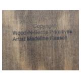 Wood-N-Borne Primitives - Uncle Sam Wall Sculpture by Michael Raeasch