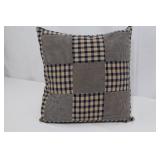 Patchwork Pillows - Red/Blue Americana Cushions - Set of 3