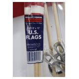 Valley Forge 2x8x12 US Flags Porch Set with 5-Finger Cast Bracket