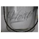 Patriotic Mason Jars with Rope Handles - 4-Piece Set